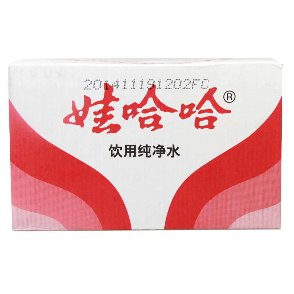 娃哈哈饮用纯净水596ml*24瓶/箱 包装饮用水