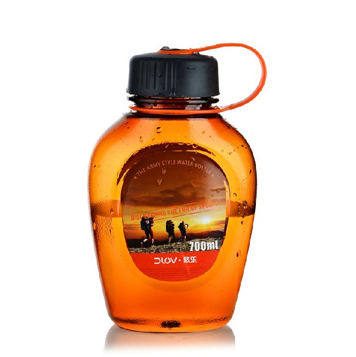 富光悠乐运动水壶塑料水杯700ml便携随手杯创意滤网水杯子旅行壶